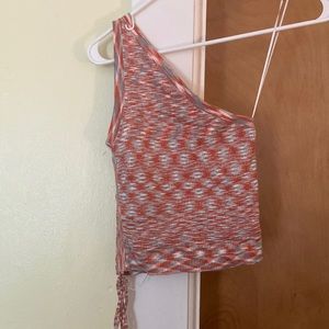 Stretchy One-Shoulder Summer Top